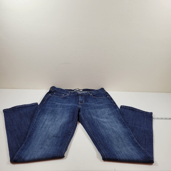 Levi's Denim - Levi's 505 Straight Jeans Womens 6 Dark Blue Excellent Mid Rise Denim 15505-0111